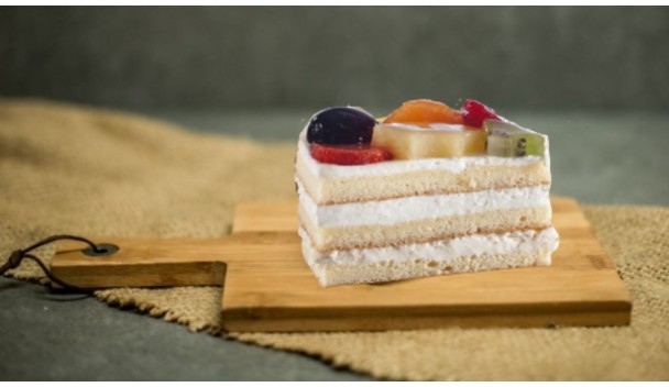Slagroom cake gebak