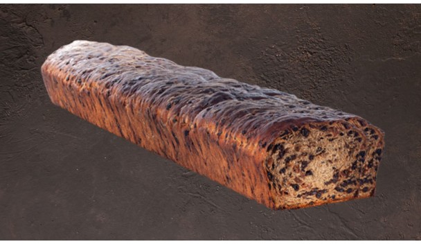 Krenten-rozijnenbrood van 80 cm