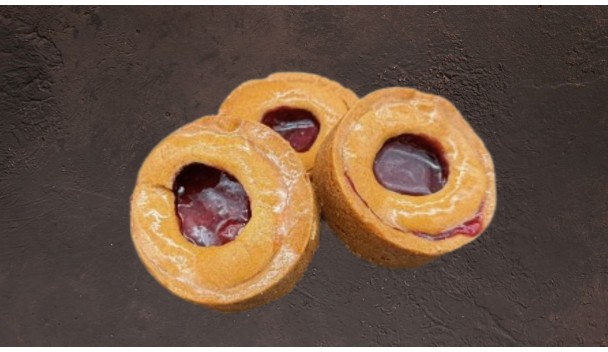 Aardbeien koek